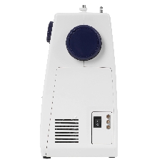 Швейная машина Janome SP901 белый/синий, электромеханическая, вертикальный качающийся, 15 операций, петля полуавтомат
