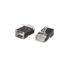 Коннектор VCOM RJ-45 для FTP кабеля 5 кат. экранированный, 100 шт,