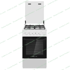 Плита газовая Maunfeld MGC50GCW08D белый, конфорок 4 шт, духовка 59 л, 50 см x 89 см x 65 см