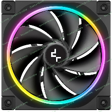 Вентилятор для корпуса Deepcool FL12R Reverse ARGb 120х120x25 черный 4-pin 33.9дБ (R-FL12R-BKAPN1-G)