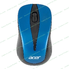 Мышь беспроводная Acer OMR132 синий/черный, 1000 dpi, радиоканал, USB, кнопки - 3