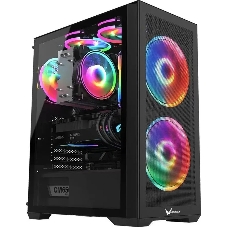 Компьютерный корпус AeroCool/Formula Air Power G5 DUO черный без БП ATX 2x180мм 1xUSB3.0 1xUSB3.1 audio bott PSU