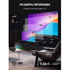 Проектор Cactus CS-PRM.01B.Full HD LCD 19000Lm LS 700Lm ANSI (1920x1080) 2500:1 ресурс лампы:50000часов 2xUSB typeA 2xHDMI 1.8кг