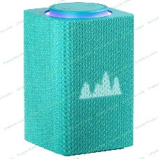 Умная колонка Яндекс Станция Макс, 65Вт, с экраном, 1 динамик, часы, Алиса, Wi-Fi, Bluetooth 5.0, Zigbee, бирюзовый