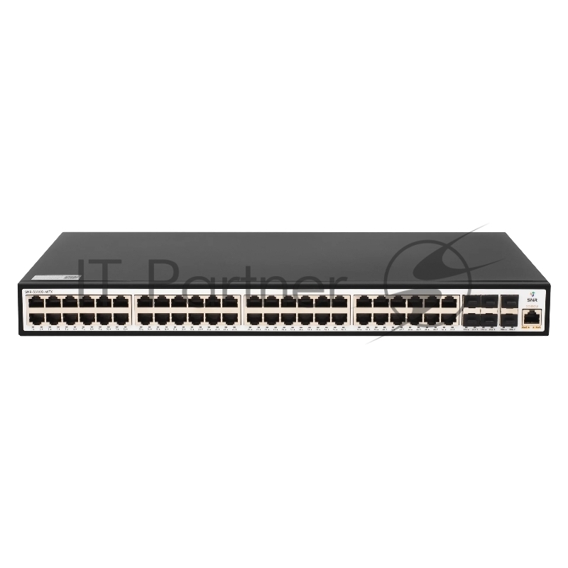 Коммутатор SNR SNR-S5110G-48TX, 48×1 Гбит/с + 6×10 Гбит/с SFP+, управляемый