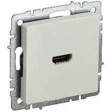 Розетка HDMI IEK BRITE РHDMI-0-БрКр бежевый
