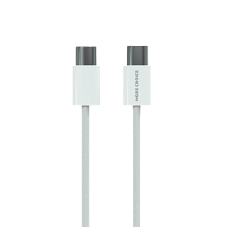 Кабель MORE CHOICE (4620202550361) K75a нейлон USB 3.0A PD 60W для Type-C Type-C 1м белый