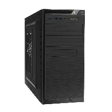Компьютерный корпус Minitower ExeGate EX272748RUS QA-412U Black, mATX, (XP600, Black, 120мм), 2хUSB+2хUSB 3.0, Audio