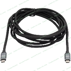 Кабель Digma D-Type-C-USB3.2-3m D-TYPE-C-USB3.2-100W-4K-3M 3м черный