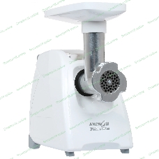 Мясорубка электрическая Аксион М35.03 белый, 1500 Вт, 1.7 кг/мин, реверс, защита от перегрузки, насадки - 4