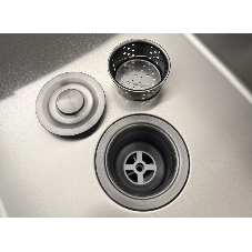 Кухонная мойка GRANFEST 4538 inox 1 чаша 400x330x205, монтаж: универсальный, материал: нержавеющая сталь, нержавеющая сталь
