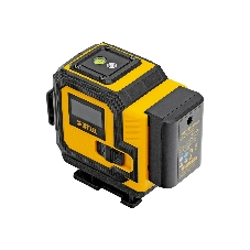 Лазерный уровень мультипризменный Denzel DLV-360-3T, 30 м, зеленый луч, Li-Ion 2,4 Aч, штатив