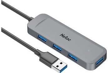USB-концентратор Netac USB Hub WF11, USB-A to USB3.0*4 (repl. NT08WF11-30GR)