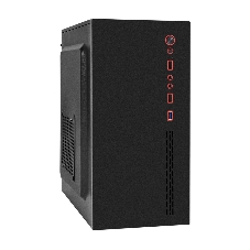 Компьютерный корпус Minitower ExeGate BAA-403U2-AA500 (mATX, БП AA500 с вент. 8см, 1*USB/2*USB 3.0, HD Audio, черный)