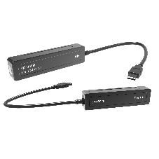 Конвертер Infobit [iTrans DU-TR-22A] (приемник/передатчик) Dante - USB Аудио 2 -канальный, порт USB A.1xRJ45(Dante). Питание PoE.
