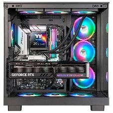 Система жидкостного охлаждения Thermaltake MAGFloe 360 Ultra ARGB Soc-AM5/AM4/1200/1700/1851 черный 4-pin 30.6dB Al+Cu LCD Ret (CL-W432-PL12SW-A)