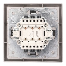 Выключатель 3-кл. СП ZIMA IP20 10А безвинт. зажим серый матовый LEZARD 704-7488-109QC