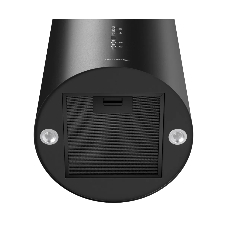 Вытяжка Kuppersberg TUBA 35 B, цилиндрическая, островная, 35 см, электронное кнопочное управление, таймер, отвод/рециркуляция, 3 скорости, производительность 850 м3/ч, LED освещение, обратный клапан, уровень шума 68 дБ, угольный фильтр CF110 (опция), цвет черный