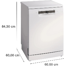 Посудомоечная машина Bosch SMS4HVW00E, белый, 60 см, 14 компл., 46 дБ, класс D