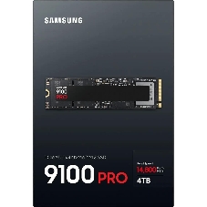 Накопитель SSD 4Tb Samsung 9100 PRO, M.2, PCI-E 5.0 x4, TLC 3D NAND R/W - 14800/13400 Mb/s