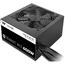 Блок питания Thermaltake Smart W3 600W, ATX 3.1, APFC, 12cm Fan, 80 PLUS, Retail
