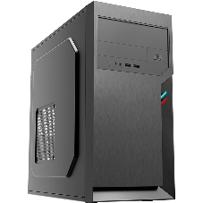 Компьютерный корпус с блоком питания 500Вт./Case Foxline FL-702, mATX, 1x5.25EXT, 1x3.5EXT, 2x3.5INT, 2xUSB 2.0, HDA, w/o FAN, w/500W ATX PSU, w/1.2m EU pwr cord