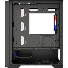 Корпус PowerCase ByteFlow Micro Black LE, Micro-Tower, чёрный