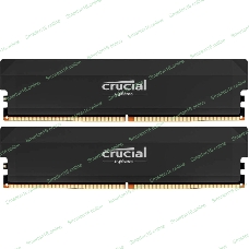 Оперативная память Crucial, DDR5, 32GB (2x16GB), 6000 MHz, CL36, с радиатором, черный