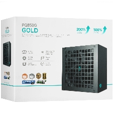 Блок питания Deepcool/GamerStorm PQ850G (ATX 3.1, 850W, Full Cable Management, PWM 120мм fan, 80 PLUS GOLD, Active PFC + Half Bridge + DC/DC, Full Japanese Capasitors, Gen5 PCIe) RET