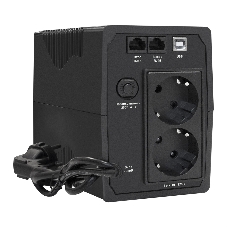 Источник бесперебойного питания ExeGate EP285580RUS SpecialPro Smart LLB-600.LCD.AVR.EURO.RJ.USB 600VA/360W, LCD, AVR, 2 евророзетки, RJ45/11, USB, черный