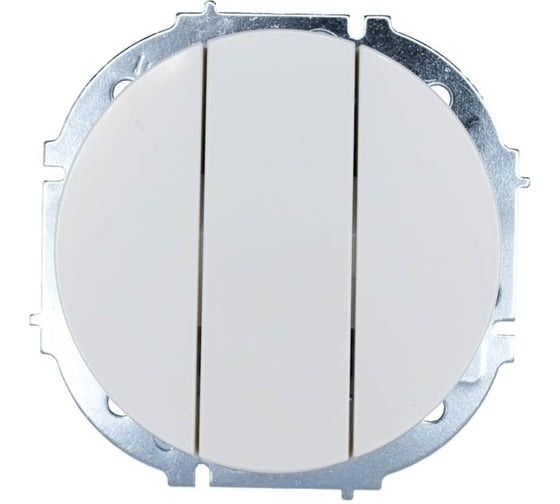 Выключатель 3-кл. СП OSEN механизм бел. LEZARD 743-0288-109