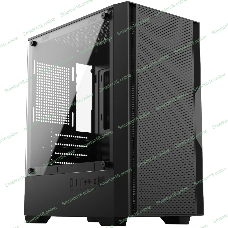 Компьютерный корпус Оклик OCC-MN307 черный без БП mATX 8x120мм 2xUSB 2.0 1xUSB 3.0 audio bott PSU