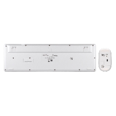 Комплект клавиатура+мышь Smartbuy 105AG беспроводной, USB, 1200 DPI, белый