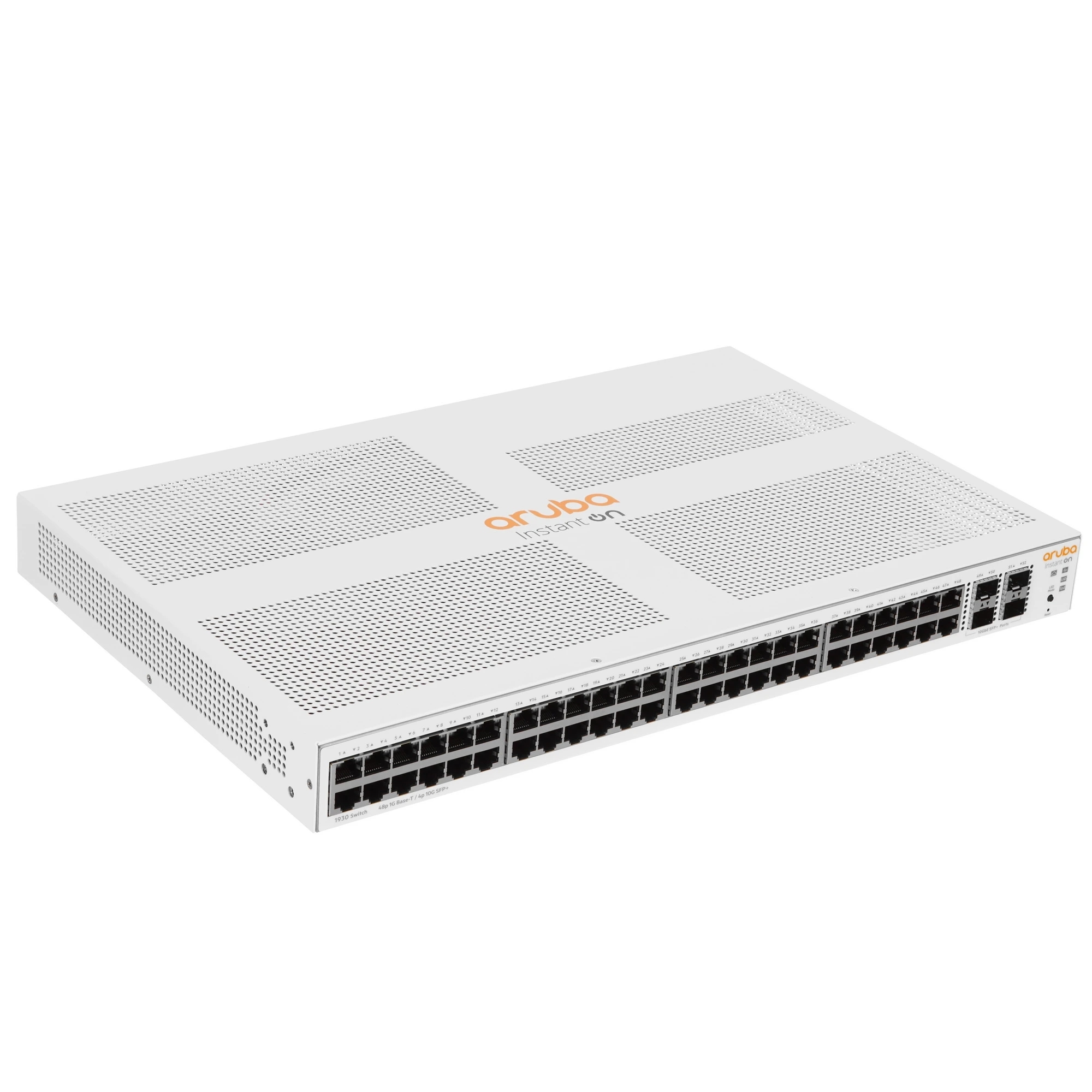 Коммутатор HPE Aruba IOn 1930 48G 4SFP+, 48×1 Гбит/с + 4×10 Гбит/с SFP+, настраиваемый