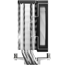 Устройство охлаждения(кулер) Deepcool AG400 G2 ARGB Soc-AM5/AM4/1200/1700/1851 серебристый/черный 4-pin 30.93dB Al+Cu 230W 641gr Ret (R-AG400-BKAMMG2-G)