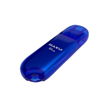 Флешка USB Maxvi P1 (FD16GBUSB20C10P1 blue), 16Gb, USB 2.0, R/W 12/5, синий