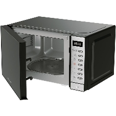 Микроволновая печь Rondell RDE-MW203 черный/серебристый, 20 л, 700 Вт, переключатели - кнопки