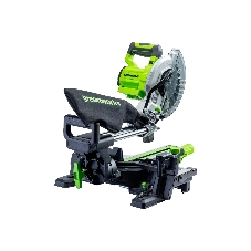 Торцовочная пила Greenworks GD24MS216 24V, бесщеточная, с протяжкой, без АКБ и ЗУ [1501707]