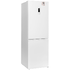 Холодильник Weissgauff WRK 185 Total NoFrost Inverter белый двухкамерный 205/86л морозилка снизу