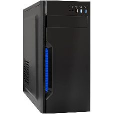Компьютерный корпус Miditower ExeGate XP-333U-UNS400 (ATX, БП UNS400 с вент. 12см, 1хUSB/2хUSB 3.0, аудио, черный)
