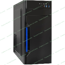 Компьютерный корпус Miditower ExeGate XP-333U-UNS400 (ATX, БП UNS400 с вент. 12см, 1хUSB/2хUSB 3.0, аудио, черный)