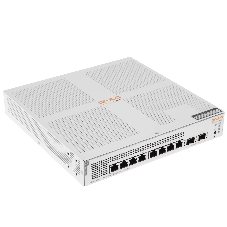 Коммутатор HPE Aruba IOn 1930 8G 2SFP 124W, 8×1 Гбит/с PoE+ + 2×1 Гбит/с SFP, настраиваемый