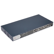 Коммутатор Hikvision DS-3E0526P-E, 24×1 Гбит/с PoE+ + 1×1 Гбит/с SFP, неуправляемый