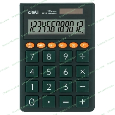 Калькулятор карманный Deli EM130GREEN зеленый 12-разр.