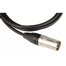 Кабель микрофонный FORCE FMC-05/1.5XLR (M) - XLR (F), высококачественный балансный, малошумящий с проводниками из безкислородной меди OFC, диаметр 6 мм, профессиональные металлические разъемы, длина 1,5 м, цвет черный