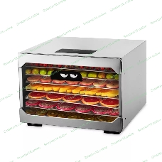 Сушилка для овощей и фруктов Kitfort КТ-1922 8под. 800Вт нержавеющая сталь