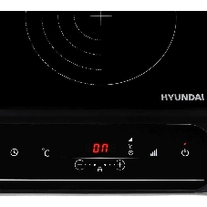 Плита настольная электрическая Hyundai HYC-0107 чёрный, 3.5 кВт, индукция, конфорки - 2, стеклокерамика, сенсор
