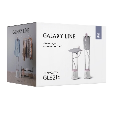 Отпариватель Galaxy Line GL 6216 белый/розовый, 2200 Вт, 46 г/мин, 1700 мл
