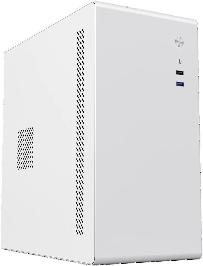 Компьютерный корпус с блоком питания 450Вт./Case Foxline FL-719W-FZ450R-U31, mATX case, белый, w/PSU 450W 12cm, w/1xUSB 2.0, w/1xUSB 3.0, w/1xCombo Audio, w/pwr cord, w/o FAN