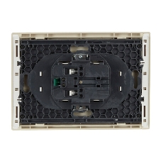 Розетка IEK FORTE&PIANO FP423 2-местная с заземлением с защитными шторками безвинтовое крепление 16А ваниль